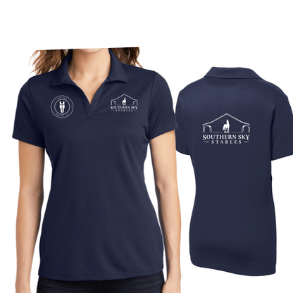 Equestrian Team Apparel Southern Sky Stables - Polos equestrian team apparel online tack store mobile tack store custom farm apparel custom show stable clothing equestrian lifestyle horse show clothing riding clothes Southern Sky Stables - Polos horses equestrian tack store