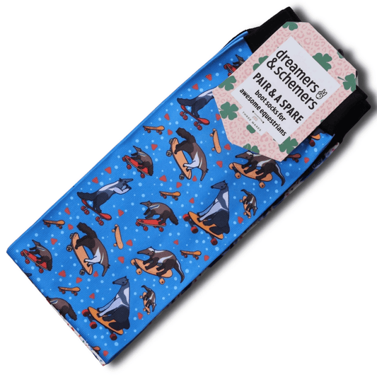 dreamers & schemers Boot Sock Dreamers & Schemers- Anteaters Ollie equestrian team apparel online tack store mobile tack store custom farm apparel custom show stable clothing equestrian lifestyle horse show clothing riding clothes Unicorns & Fluffy Clouds Horse Riding  Boot Socks horses equestrian tack store