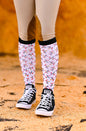 dreamers & schemers Boot Sock Dreamers & Schemers- Balloon Puppers equestrian team apparel online tack store mobile tack store custom farm apparel custom show stable clothing equestrian lifestyle horse show clothing riding clothes Unicorns & Fluffy Clouds Horse Riding  Boot Socks horses equestrian tack store