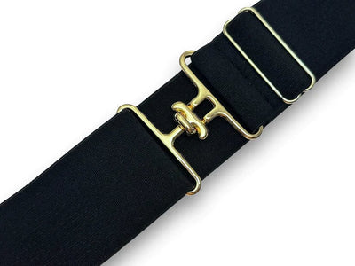 Bucking Belts Belts Black with Gold Buckle Bucking Equestrian-Surcingle Buckle Belt-Solid Colors equestrian team apparel online tack store mobile tack store custom farm apparel custom show stable clothing equestrian lifestyle horse show clothing riding clothes horses equestrian tack store