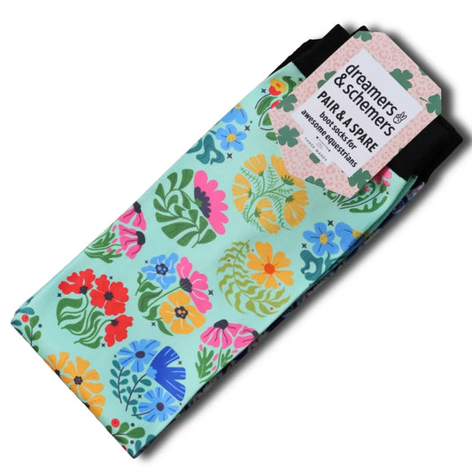 Dreamers & Schemers Socks Dreamers & Schemers- Bloomin' Pair & a Spare equestrian team apparel online tack store mobile tack store custom farm apparel custom show stable clothing equestrian lifestyle horse show clothing riding clothes Dreamers & Schemers- Bloomin' Pair & a Spare horses equestrian tack store