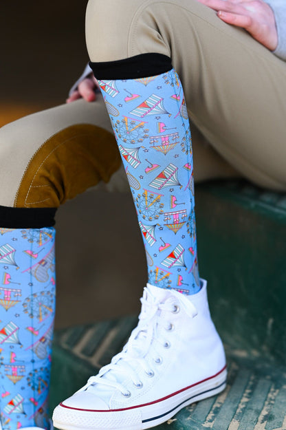 dreamers & schemers Boot Sock Dreamers & Schemers- Carnies equestrian team apparel online tack store mobile tack store custom farm apparel custom show stable clothing equestrian lifestyle horse show clothing riding clothes horses equestrian tack store