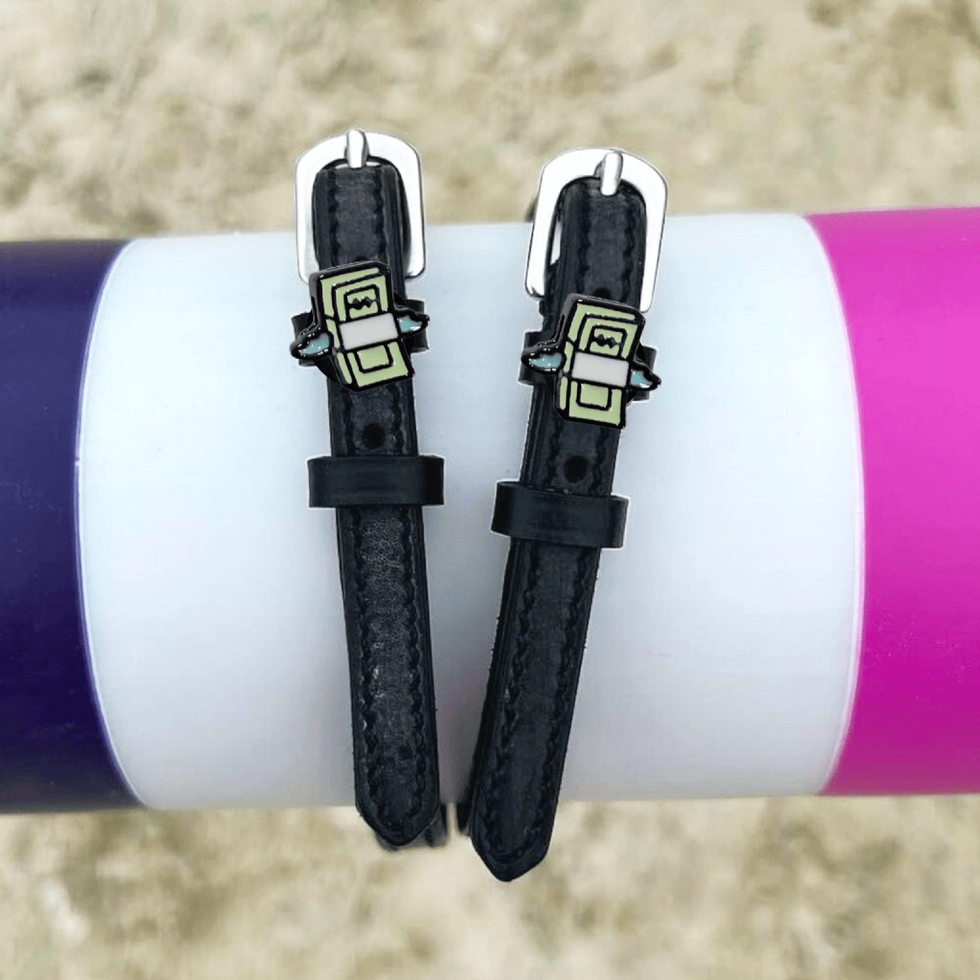 ManeJane Spur Straps Spur Straps- Cash Money equestrian team apparel online tack store mobile tack store custom farm apparel custom show stable clothing equestrian lifestyle horse show clothing riding clothes ManeJane Cash Money Spur Straps  horses equestrian tack store