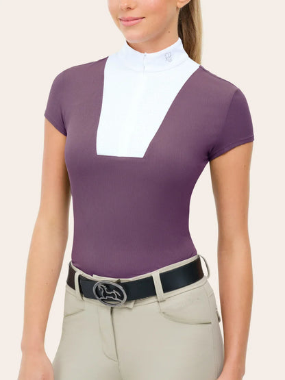 RJ Classics Show Shirt XXS / Grape RJ Classics- Celeste Show Shirt equestrian team apparel online tack store mobile tack store custom farm apparel custom show stable clothing equestrian lifestyle horse show clothing riding clothes RJ Classics- Celeste Show Shirt horses equestrian tack store