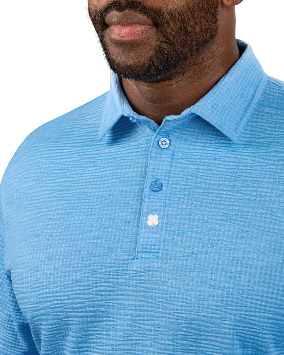 Black Clover Polo Shirt Black Clover- Marco Polo equestrian team apparel online tack store mobile tack store custom farm apparel custom show stable clothing equestrian lifestyle horse show clothing riding clothes Black Clover- Marco Polo horses equestrian tack store