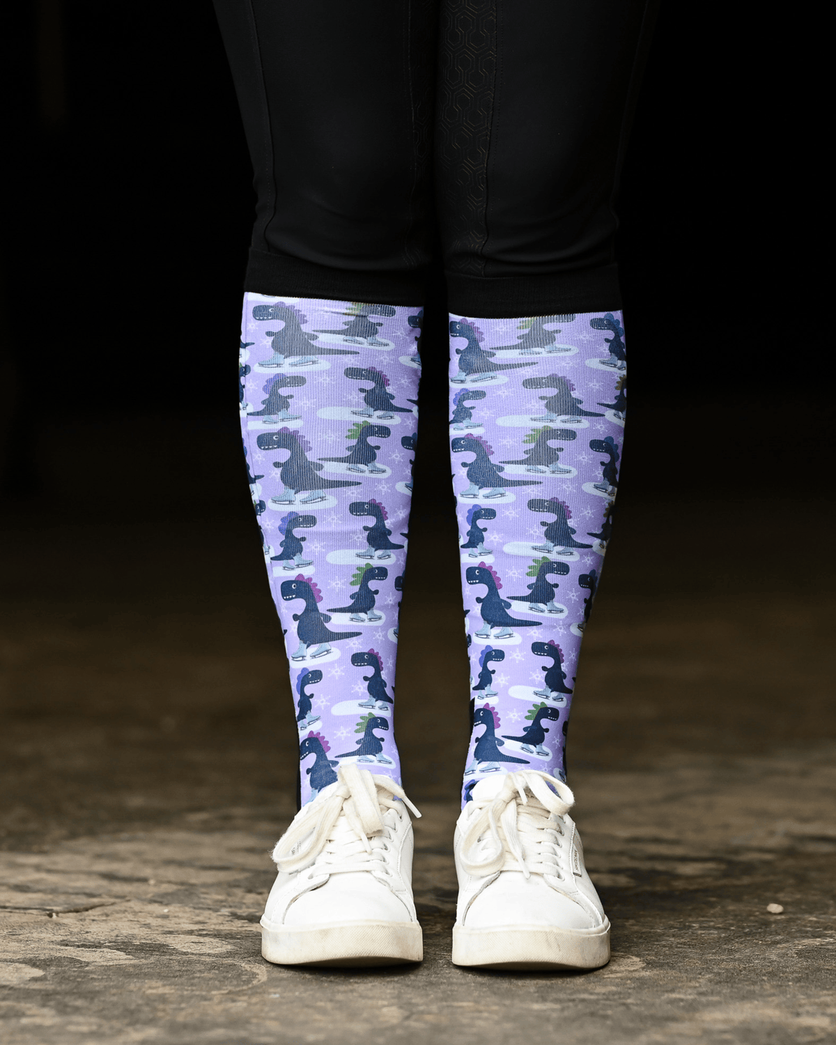 dreamers & schemers Boot Socks Dreamers & Schemers- Dino-skate equestrian team apparel online tack store mobile tack store custom farm apparel custom show stable clothing equestrian lifestyle horse show clothing riding clothes Dreamers & Schemers- Dino-skate horses equestrian tack store