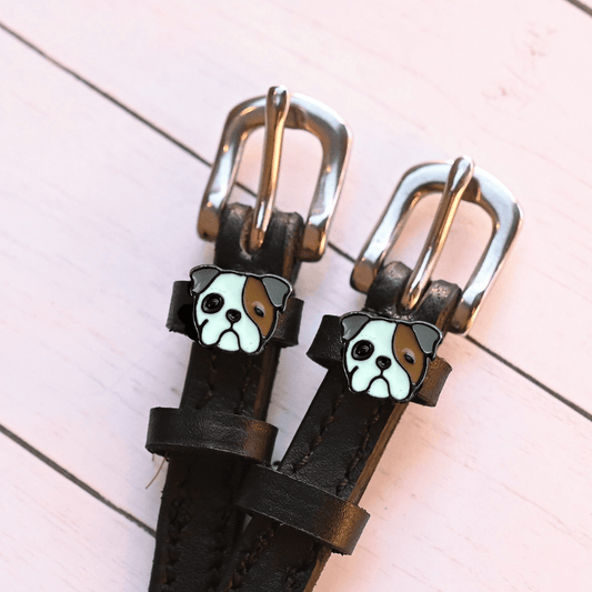 ManeJane Spur Straps Spur Straps- Bulldog equestrian team apparel online tack store mobile tack store custom farm apparel custom show stable clothing equestrian lifestyle horse show clothing riding clothes ManeJane Frogger Spur Straps horses equestrian tack store