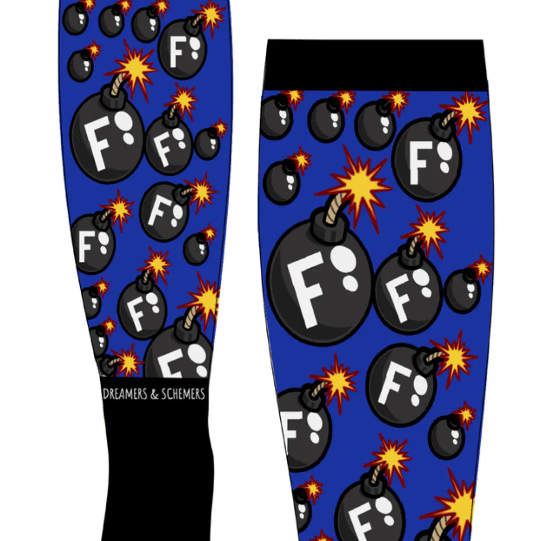 dreamers & schemers Boot Sock Dreamers & Schemers- F Bomb Socks equestrian team apparel online tack store mobile tack store custom farm apparel custom show stable clothing equestrian lifestyle horse show clothing riding clothes Unicorns & Fluffy Clouds Horse Riding  Boot Socks horses equestrian tack store