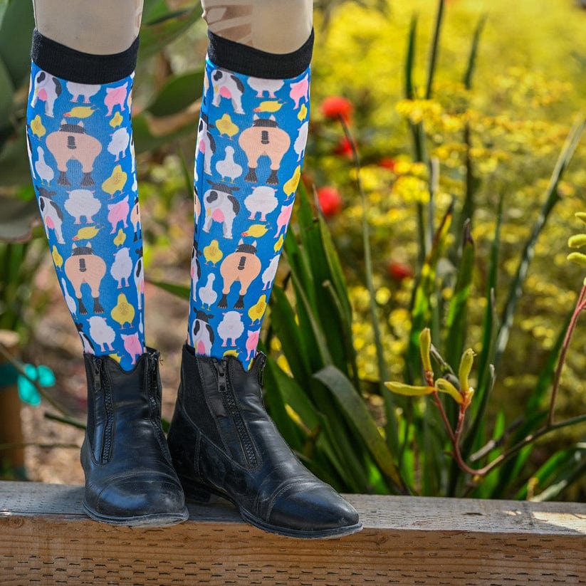 Dreamers & Schemers Socks Dreamers & Schemers- Farm Butts equestrian team apparel online tack store mobile tack store custom farm apparel custom show stable clothing equestrian lifestyle horse show clothing riding clothes horses equestrian tack store