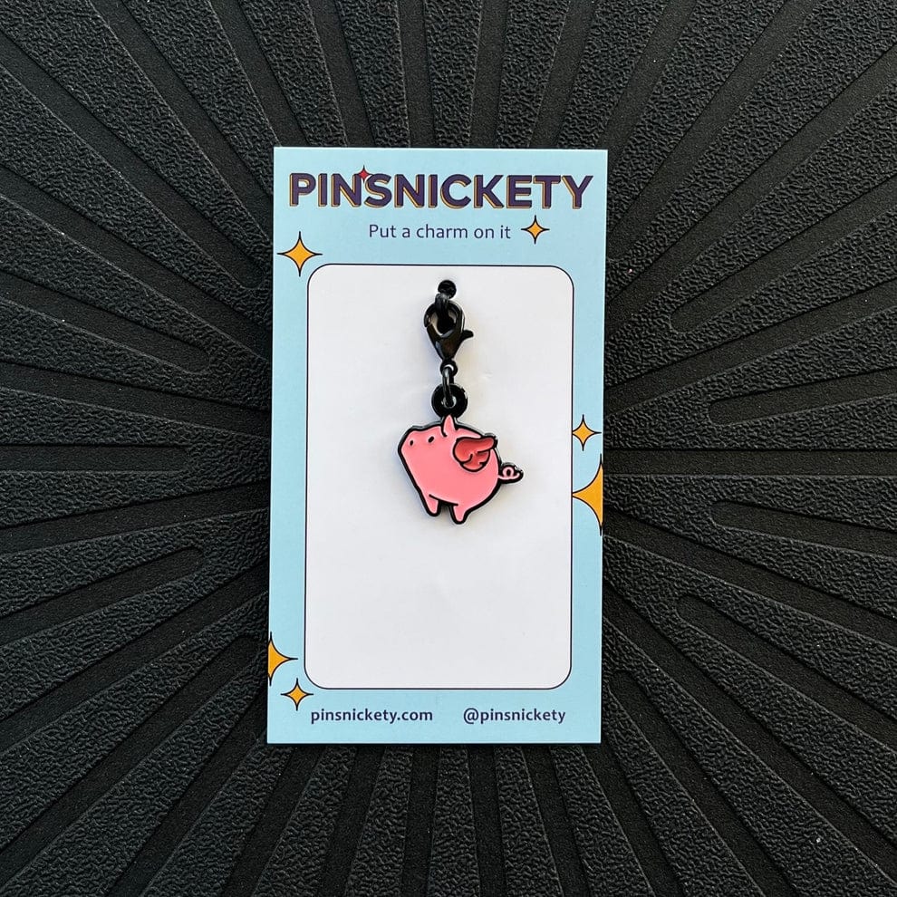 Pinsnickety Accessory Flying Pig Pinsnickety- Bridle Charms equestrian team apparel online tack store mobile tack store custom farm apparel custom show stable clothing equestrian lifestyle horse show clothing riding clothes horses equestrian tack store