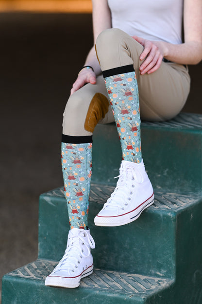 dreamers & schemers Boot Sock Dreamers & Schemers- Forest faries equestrian team apparel online tack store mobile tack store custom farm apparel custom show stable clothing equestrian lifestyle horse show clothing riding clothes horses equestrian tack store
