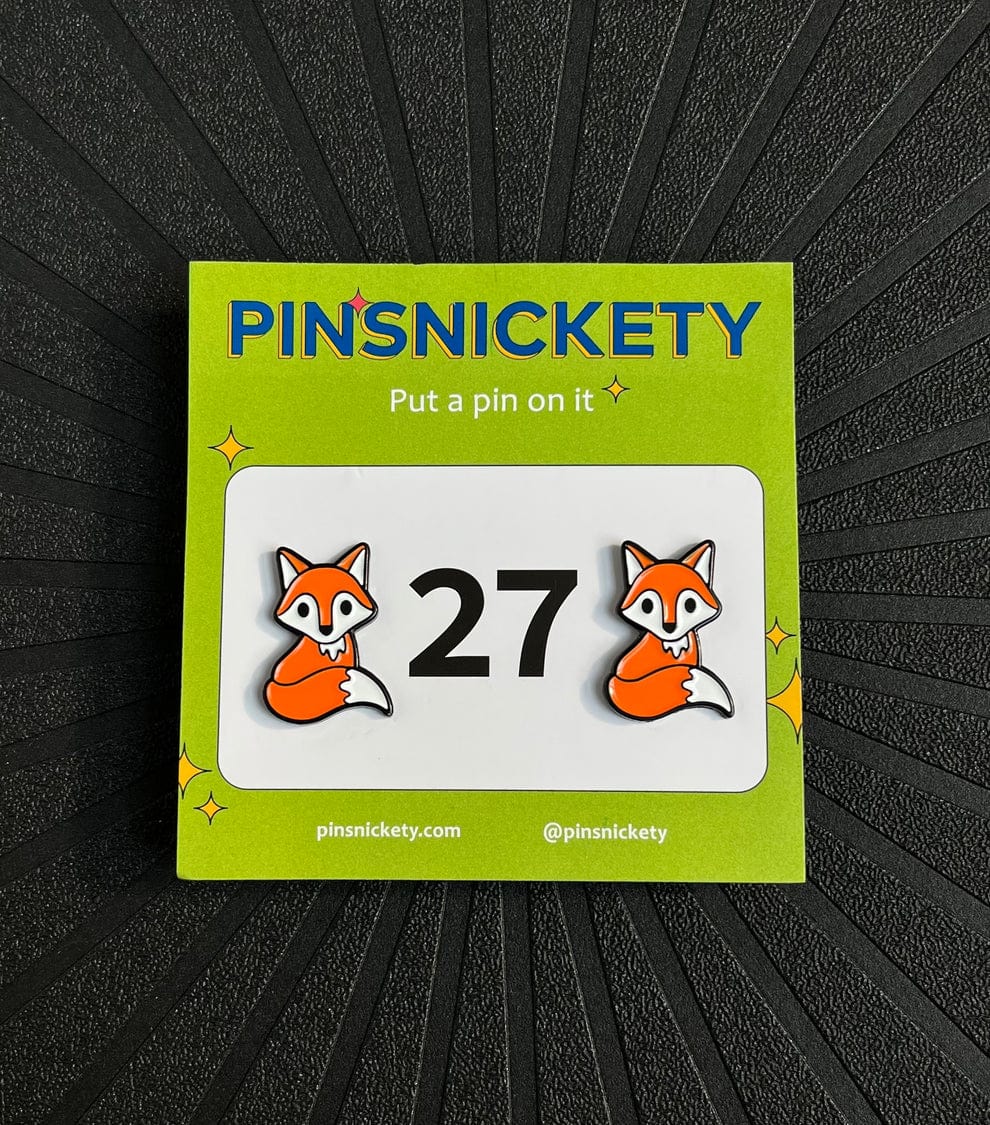 Pinsnickety Accessory Pinsnickety- Fox equestrian team apparel online tack store mobile tack store custom farm apparel custom show stable clothing equestrian lifestyle horse show clothing riding clothes horses equestrian tack store