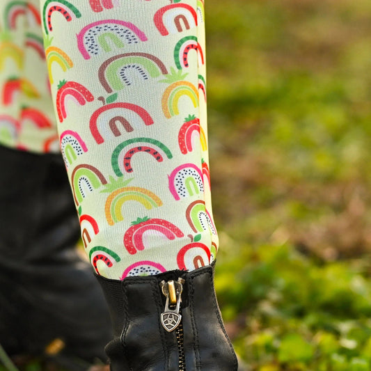 dreamers & schemers Boot Sock Dreamers & Schemers- Fruit Rainbows (Youth) equestrian team apparel online tack store mobile tack store custom farm apparel custom show stable clothing equestrian lifestyle horse show clothing riding clothes Dreamers & Schemers- Fruit Rainbows (Youth) horses equestrian tack store