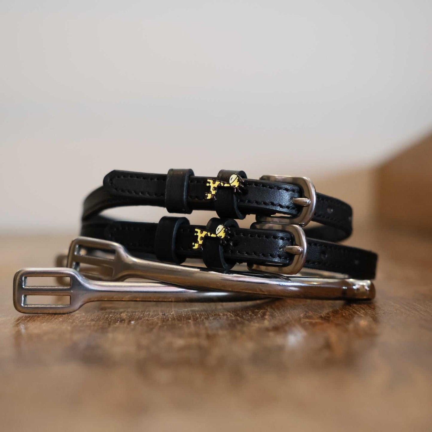 ManeJane Black Spur Straps Spur Straps- Giraffe equestrian team apparel online tack store mobile tack store custom farm apparel custom show stable clothing equestrian lifestyle horse show clothing riding clothes Spur Straps- Giraffe horses equestrian tack store