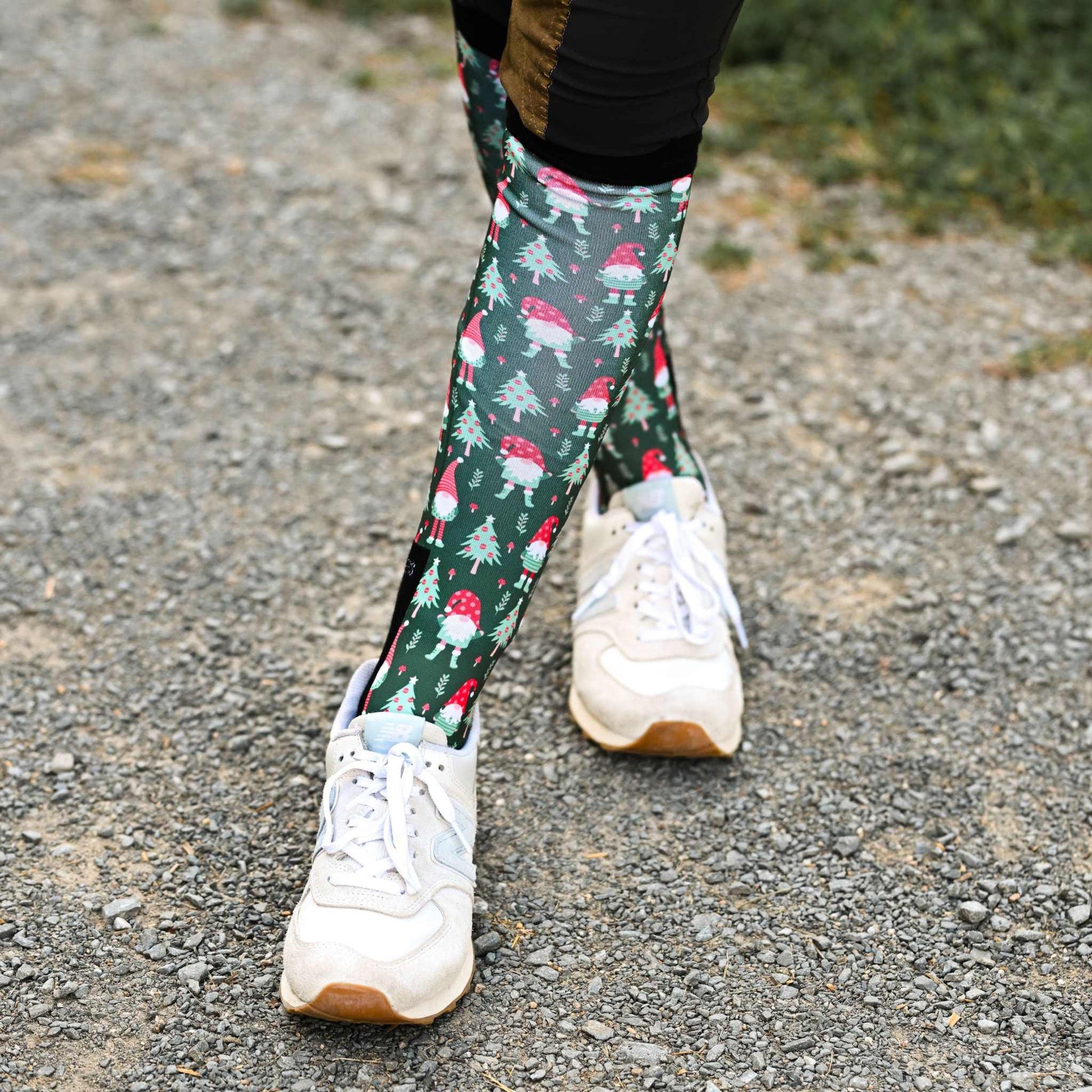 dreamers & schemers Boot Sock Dreamers & Schemers- Gnome For The Holidays equestrian team apparel online tack store mobile tack store custom farm apparel custom show stable clothing equestrian lifestyle horse show clothing riding clothes Unicorns & Fluffy Clouds Horse Riding  Boot Socks horses equestrian tack store
