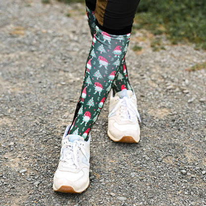 dreamers & schemers Boot Sock Dreamers & Schemers- Gnome For The Holidays equestrian team apparel online tack store mobile tack store custom farm apparel custom show stable clothing equestrian lifestyle horse show clothing riding clothes Unicorns & Fluffy Clouds Horse Riding  Boot Socks horses equestrian tack store