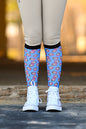 dreamers & schemers Boot Sock Dreamers & Schemers- Good Egg equestrian team apparel online tack store mobile tack store custom farm apparel custom show stable clothing equestrian lifestyle horse show clothing riding clothes Unicorns & Fluffy Clouds Horse Riding  Boot Socks horses equestrian tack store