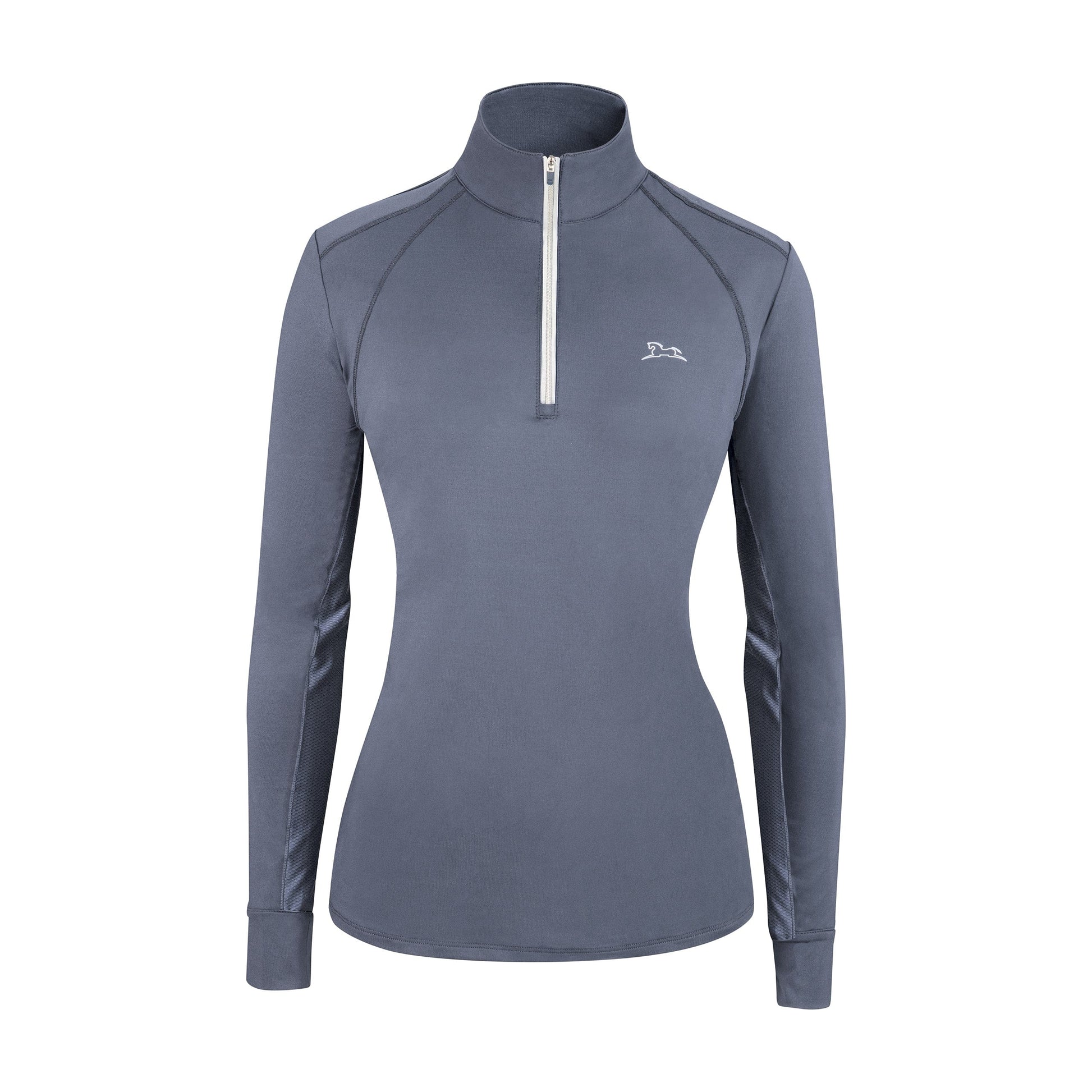 RJ Classics Schooling Shirt Grey Fog RJ Classics- Sienna Shirt (XXS) equestrian team apparel online tack store mobile tack store custom farm apparel custom show stable clothing equestrian lifestyle horse show clothing riding clothes RJ Classics- Sienna Shirt (XXS) horses equestrian tack store