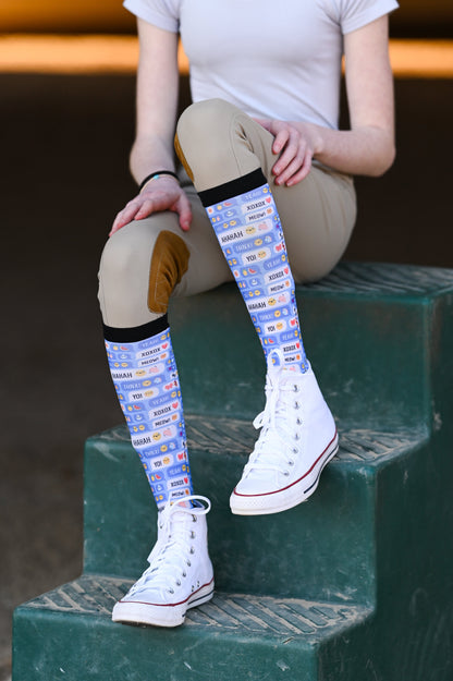 dreamers & schemers Boot Sock Dreamers & Schemers- Group Chat equestrian team apparel online tack store mobile tack store custom farm apparel custom show stable clothing equestrian lifestyle horse show clothing riding clothes horses equestrian tack store