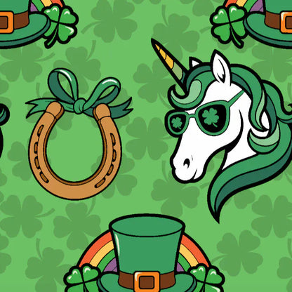 dreamers & schemers Boot Sock Dreamers & Schemers- I Luck it a Lot Pair & a Spare equestrian team apparel online tack store mobile tack store custom farm apparel custom show stable clothing equestrian lifestyle horse show clothing riding clothes Unicorns & Fluffy Clouds Horse Riding  Boot Socks horses equestrian tack store