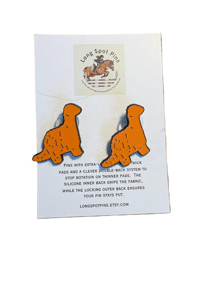 Long Spot Pins Dino's (Orange) Long Spot Pins- Number Pins equestrian team apparel online tack store mobile tack store custom farm apparel custom show stable clothing equestrian lifestyle horse show clothing riding clothes Long Spot Pins- Number Pins horses equestrian tack store
