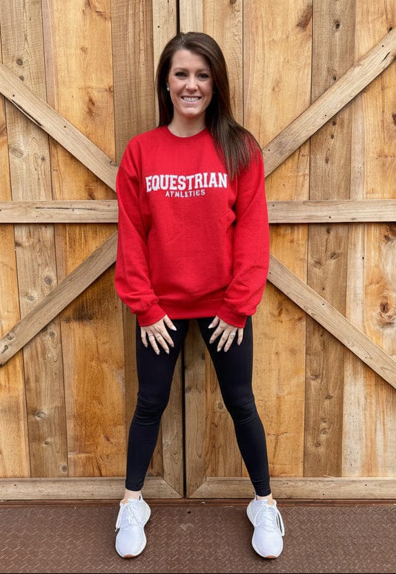 Equestrian Team Apparel Women's Sweat Shirt S / Red Equestrian Team Apparel- Sweatshirts (Unisex) equestrian team apparel online tack store mobile tack store custom farm apparel custom show stable clothing equestrian lifestyle horse show clothing riding clothes Equestrian Team Apparel- Sweatshirts (Unisex) horses equestrian tack store