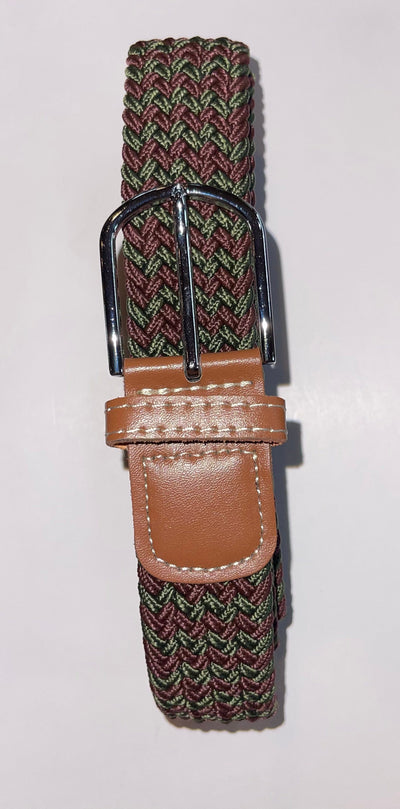 Rather Lucky Belts Burgundy/Hunter Green Rather Lucky- Braided Belt equestrian team apparel online tack store mobile tack store custom farm apparel custom show stable clothing equestrian lifestyle horse show clothing riding clothes horses equestrian tack store