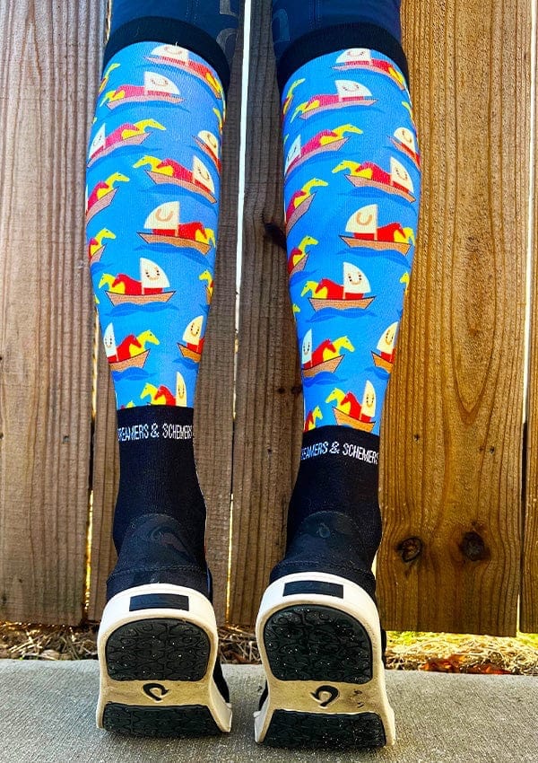 Dreamers & Schemers Socks Dreamers & Schemers- Set Sail equestrian team apparel online tack store mobile tack store custom farm apparel custom show stable clothing equestrian lifestyle horse show clothing riding clothes horses equestrian tack store