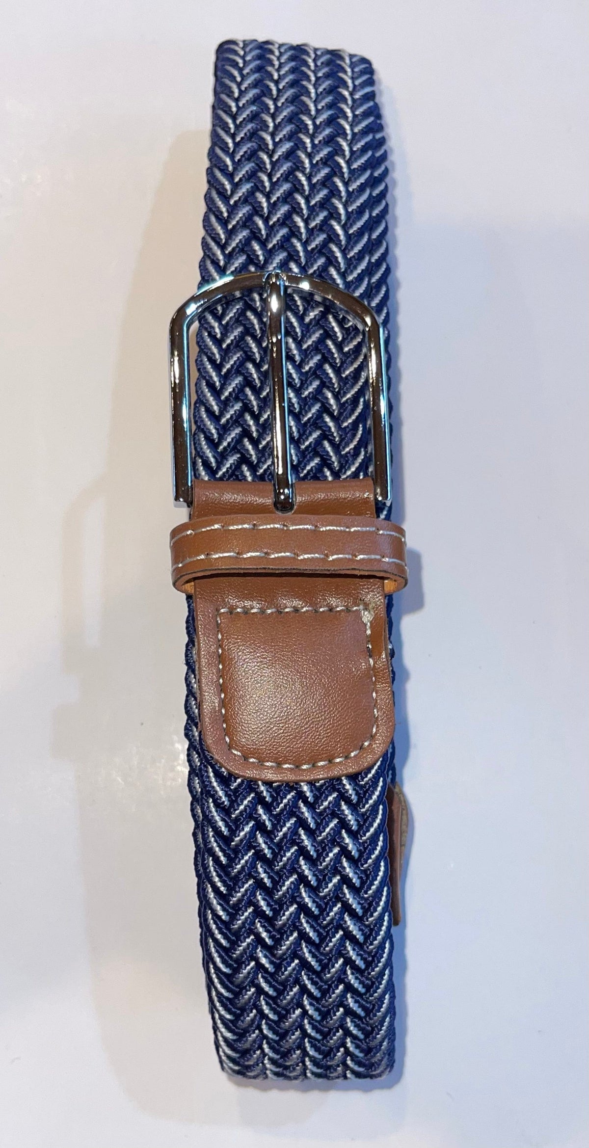 Rather Lucky Belts Navy/White Rather Lucky- Braided Belt equestrian team apparel online tack store mobile tack store custom farm apparel custom show stable clothing equestrian lifestyle horse show clothing riding clothes horses equestrian tack store