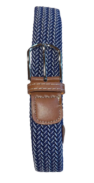 Rather Lucky Belts Navy/White Rather Lucky- Braided Belt equestrian team apparel online tack store mobile tack store custom farm apparel custom show stable clothing equestrian lifestyle horse show clothing riding clothes horses equestrian tack store
