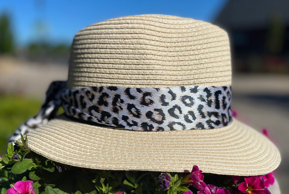 Island Girl Hats Silver Cheeta Island Girl Hats- Fedora equestrian team apparel online tack store mobile tack store custom farm apparel custom show stable clothing equestrian lifestyle horse show clothing riding clothes horses equestrian tack store