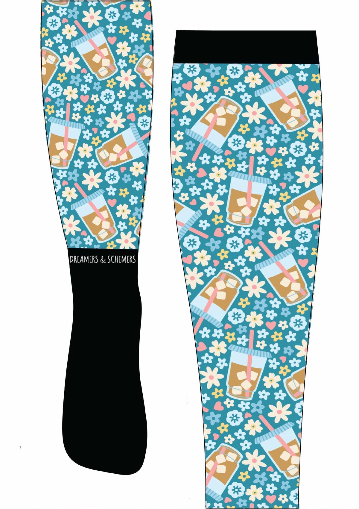 Dreamers & Schemers Socks Dreamers & Schemers- Go Go Juice equestrian team apparel online tack store mobile tack store custom farm apparel custom show stable clothing equestrian lifestyle horse show clothing riding clothes horses equestrian tack store