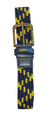 Rather Lucky Belts Navy/Yellow Rather Lucky- Braided Belt equestrian team apparel online tack store mobile tack store custom farm apparel custom show stable clothing equestrian lifestyle horse show clothing riding clothes horses equestrian tack store