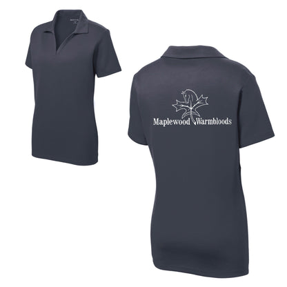 Equestrian Team Apparel Dark Grey (graphite) / XS Maplewood Warmbloods- Men's Polos equestrian team apparel online tack store mobile tack store custom farm apparel custom show stable clothing equestrian lifestyle horse show clothing riding clothes horses equestrian tack store