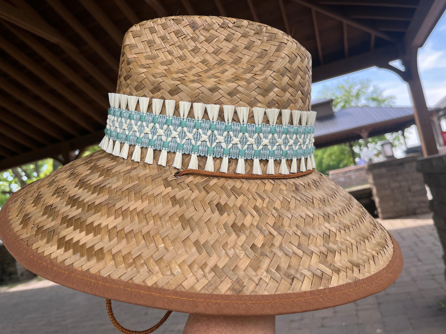 Island Girl Sun Hat Island Girl Hats- Boho Chic Blue Margarita equestrian team apparel online tack store mobile tack store custom farm apparel custom show stable clothing equestrian lifestyle horse show clothing riding clothes horses equestrian tack store