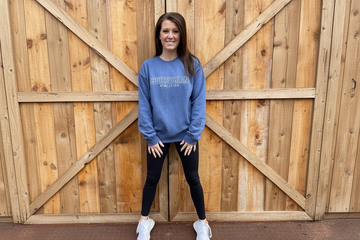 Equestrian Team Apparel Women's Sweat Shirt S / Blue (Medium) Equestrian Team Apparel- Sweatshirts (Unisex) equestrian team apparel online tack store mobile tack store custom farm apparel custom show stable clothing equestrian lifestyle horse show clothing riding clothes Equestrian Team Apparel- Sweatshirts (Unisex) horses equestrian tack store