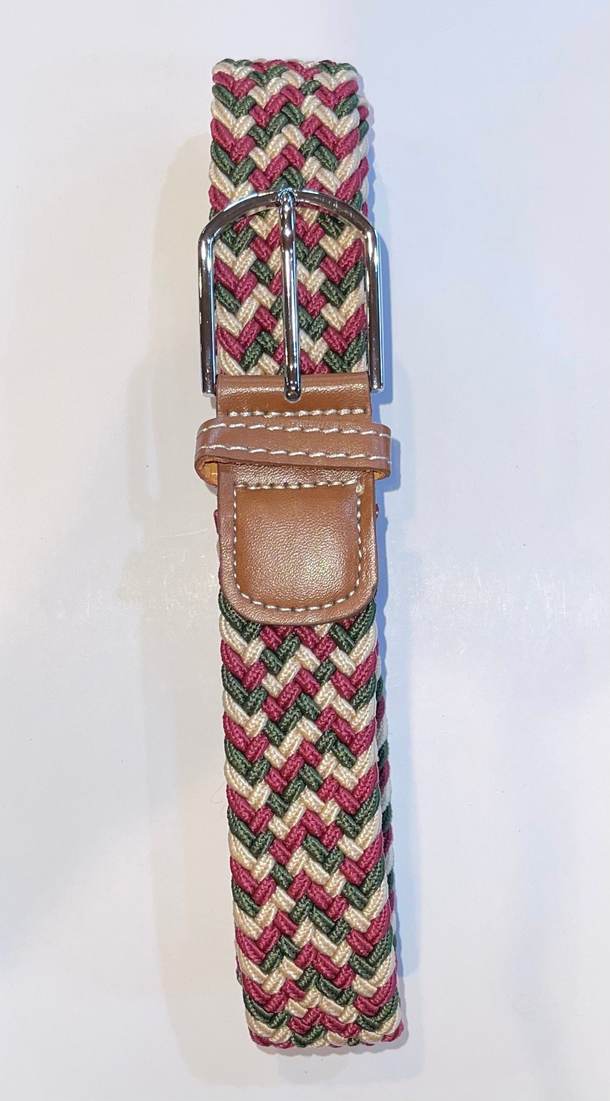 Rather Lucky Belts Berry/Olive/Beige Rather Lucky- Braided Belt equestrian team apparel online tack store mobile tack store custom farm apparel custom show stable clothing equestrian lifestyle horse show clothing riding clothes horses equestrian tack store