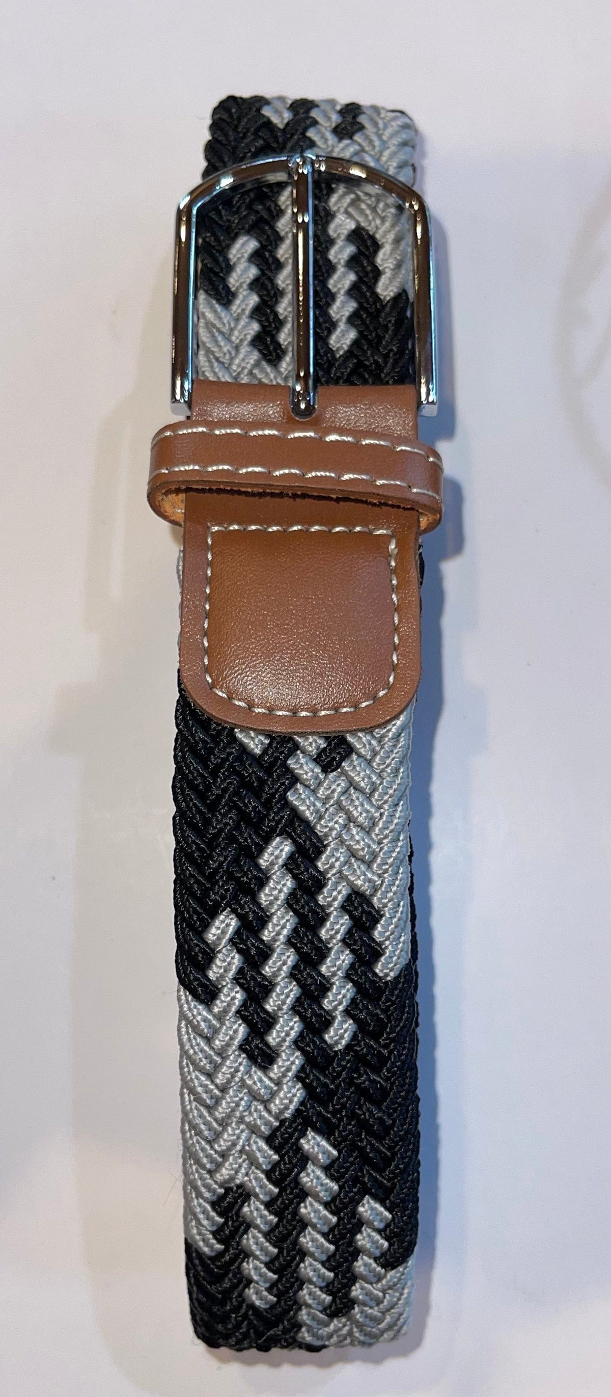 Rather Lucky Belts Black/Grey Rather Lucky- Braided Belt equestrian team apparel online tack store mobile tack store custom farm apparel custom show stable clothing equestrian lifestyle horse show clothing riding clothes horses equestrian tack store