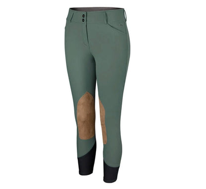 RJ Classics Breeches Dusty Sage / 22 RJ Classics- Anna Mid-Rise Front Zip Breech equestrian team apparel online tack store mobile tack store custom farm apparel custom show stable clothing equestrian lifestyle horse show clothing riding clothes horses equestrian tack store