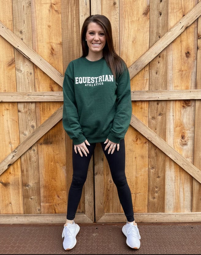 Equestrian Team Apparel Women's Sweat Shirt S / Green (Hunter) Equestrian Team Apparel- Sweatshirts (Unisex) equestrian team apparel online tack store mobile tack store custom farm apparel custom show stable clothing equestrian lifestyle horse show clothing riding clothes Equestrian Team Apparel- Sweatshirts (Unisex) horses equestrian tack store