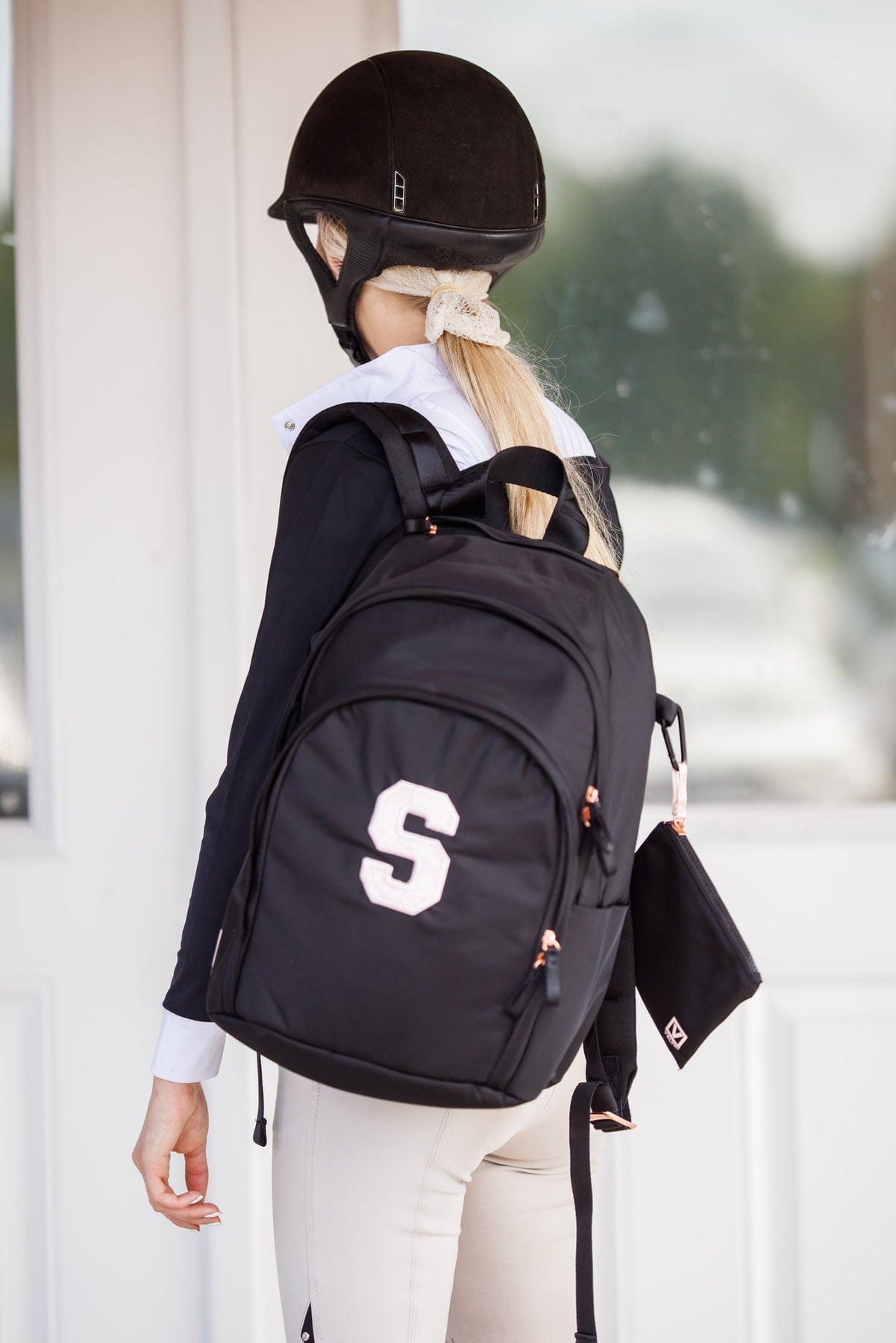 Veltri Backpacks Veltri- Helmet Backpack (Customize W/Letters or Numbers) equestrian team apparel online tack store mobile tack store custom farm apparel custom show stable clothing equestrian lifestyle horse show clothing riding clothes horses equestrian tack store