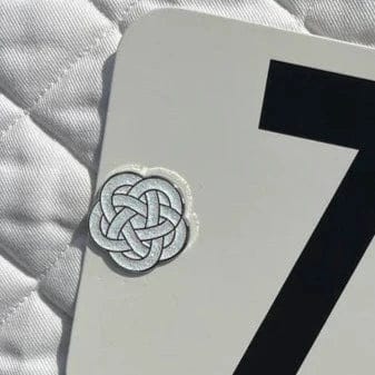 DBC Celtic Knot (Silver Sparkly) DBC- Number Pin Charms equestrian team apparel online tack store mobile tack store custom farm apparel custom show stable clothing equestrian lifestyle horse show clothing riding clothes horses equestrian tack store