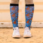 dreamers & schemers Boot Sock Dreamers & Schemers- Linda Belcher equestrian team apparel online tack store mobile tack store custom farm apparel custom show stable clothing equestrian lifestyle horse show clothing riding clothes Unicorns & Fluffy Clouds Horse Riding  Boot Socks horses equestrian tack store