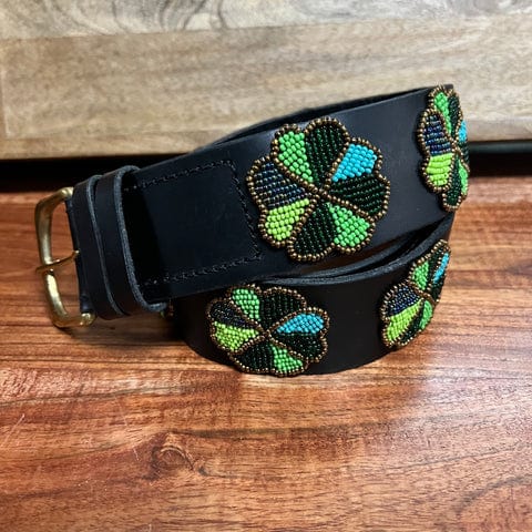 Zinj Designs Lucky Hearts / XXS Belt- 1.75" Beaded Assorted Designs equestrian team apparel online tack store mobile tack store custom farm apparel custom show stable clothing equestrian lifestyle horse show clothing riding clothes horses equestrian tack store