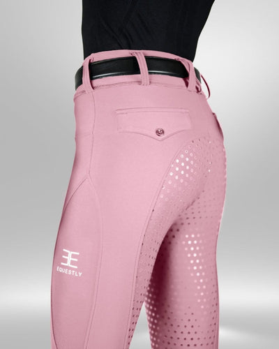 Equestly Women's pants Equestly- Lux GripTEQ Riding Pants Pink equestrian team apparel online tack store mobile tack store custom farm apparel custom show stable clothing equestrian lifestyle horse show clothing riding clothes horses equestrian tack store