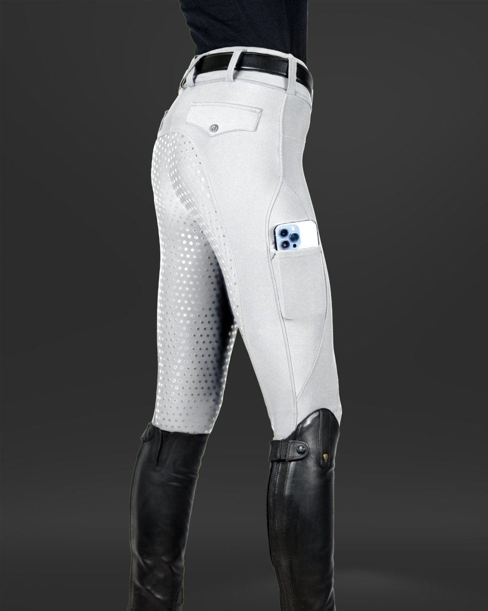 Equestly Women's pants Equestly- Lux GripTEQ Riding Pants White equestrian team apparel online tack store mobile tack store custom farm apparel custom show stable clothing equestrian lifestyle horse show clothing riding clothes horses equestrian tack store