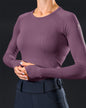 Equestly Women's Shirt XS/S (4) Equestly- Lux Seamless Top LS Heather equestrian team apparel online tack store mobile tack store custom farm apparel custom show stable clothing equestrian lifestyle horse show clothing riding clothes horses equestrian tack store