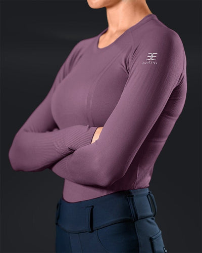 Equestly Women's Shirt Equestly- Lux Seamless Top LS Heather equestrian team apparel online tack store mobile tack store custom farm apparel custom show stable clothing equestrian lifestyle horse show clothing riding clothes horses equestrian tack store
