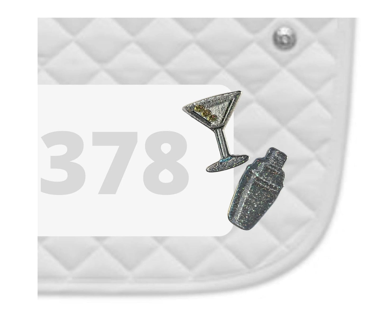 DBC Martini & Shaker DBC- Number Pin Charms equestrian team apparel online tack store mobile tack store custom farm apparel custom show stable clothing equestrian lifestyle horse show clothing riding clothes DBC- Number Pin Charms horses equestrian tack store