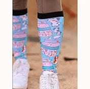 dreamers & schemers Boot Sock Dreamers & Schemers-  Meds equestrian team apparel online tack store mobile tack store custom farm apparel custom show stable clothing equestrian lifestyle horse show clothing riding clothes Unicorns & Fluffy Clouds Horse Riding  Boot Socks horses equestrian tack store